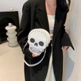 thumbnail image 4 of Fantasma Halloween Bolso Mano Hombro Tipo Bandolera Mujer Cuero PU, 4 of 9