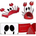 thumbnail image 3 of Santa Hat Red Lobster Hat Holiday Props Company Party Funny Headgear Santa Hat, 3 of 4
