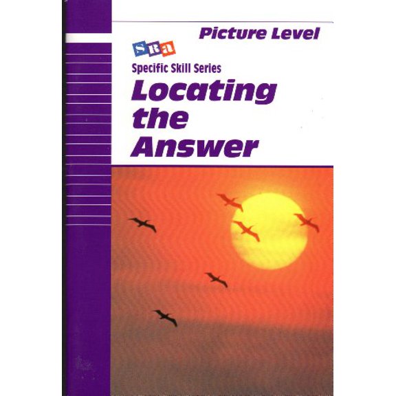 Pre-Owned Specific Skills Series, Locating the Answers, Picture Level (Paperback) 0026879492 9780026879491