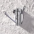 thumbnail image 3 of Gancho plegable para toallas de níquel cepillado, gancho giratorio de 3 brazos de metal simple en ángulo, gancho flexible para bata, gancho de pared para ahorro de espacio para baño RV, 3 of 5