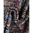 thumbnail image 4 of Unique Loom Braided Chindi Collection Area Rug (5' 1" x 8' Rectangle Blue and Multi/Green), 4 of 7