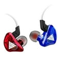 thumbnail image 2 of QKZ CK5 Auriculares con Cable Auriculares con Micrófono, Auriculares Deportivos en La Oreja con Cable de 3.5 M PC, Computadoras Portátiles, Jueg rojo azul, 2 of 6
