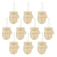 thumbnail image 2 of 10Pcs Wood Ornament Assorted Color For Outdoor Garden General Users Festive Atmosphere Creation, 2 of 9
