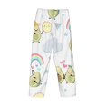 thumbnail image 5 of Daiia Green Blue Avocado Men's Sleep Pant with Pockets and Drawstring,Pajama Pants-Medium, 5 of 9