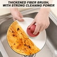 thumbnail image 4 of VBXOAE Kitchen Multi Function Pot Washing Brush Short Handle Cleaning and Descaling High Handle Design Ergonomic Grip ABS Material Quick Foaming and Oil Stain Removal Red, 4 of 5