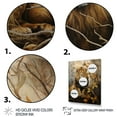 thumbnail image 3 of Designart "Lion composition Of Nature III" Animals Floater Framed Wall Art Living Room, 3 of 7