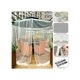 thumbnail image 3 of Mosquitera para sombrilla de patio de 7,5 a 11 pies/300 x 230, malla de poliéster para sombrilla, mosquitera universal para sombrilla con puerta con cremallera y cuerda ajustable, C, 3 of 5