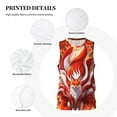 thumbnail image 3 of Pofeuu Red Sun Flame Fox Print Basketball Jersey, Shirts for Men Youth Basketball Jersey Crew Neck-4X-Large, 3 of 6