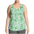 thumbnail image 3 of Juslio Womens Tank Tops Plus Size Summer Crew Neck Tank Tops, Print Casual Breathable Tank Top, 3 of 7