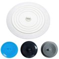 thumbnail image 1 of Tapones de baño Tapón de fregadero de silicona Tapón de fregadero de cocina 15 cm de diámetro para cocinas, baños y lavandería Tapón de drenaje universal (4 piezas, blanco, azul, Bl, 1 of 4