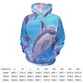 thumbnail image 2 of Two Dolphins in A Colorful Underwater Scene 3d Sweatshirts Hoodie Fashion Casual Personality Men's Women Street Hoodie Pullovers Long Sleeve Comfortable Top, 2 of 6