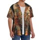 thumbnail image 2 of Balery Majestic Cosmic Lion Camisa Casual de Manga Corta con Botones para Hombre, Texturizada, Estilo Cubano, para Playa, Verano-4X-Large, 2 of 5