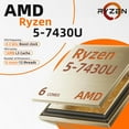 thumbnail image 3 of HP 17.3" Laptop for Business and Students, AMD Ryzen 5 7430U (6-core), 16GB RAM, 512GB SSD, Anti-Glare, Camera, Wi-Fi 6, Windows 11 Pro, 3 of 7