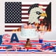 thumbnail image 5 of Xihbxyly Bandera Del Día de La Independencia, Diseño de Halcones Patrióticos, Fondo Fotográfico Grande, Poliéster Duradero, Fácil de Colgar, Decoración para Interiores y Exteriores, 90 X 150 Cm., 5 of 7