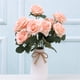 thumbnail image 4 of Ramo de flores de rosas artificiales Simulación de rosas Oficina en casa Decoración floral Ramo de flores falsas de boda, Rosa Inevent HA7032-03B, 4 of 5