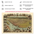 thumbnail image 4 of HISTORIX Vintage 1902 Eureka California Map Poster - 24x36 Inch Old Bird's Eye View of Eureka Humboldt County Map of California Poster Wall Art Print, 4 of 7