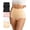 5pack-black*2/White/Nude/Pink, variant on Women's High Waisted Cotton Underwear Stretch Tummy Control Underwear Full Coverage Ladies Panties Brief Multipack