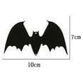 thumbnail image 5 of Wovilon Halloween Bats Decoration, Realistic Non-Woven Black 3D Scary Bat For Home Decor Diy Wall Decal Bathroom Indoor Hallowmas Party Supplies, 5 of 7