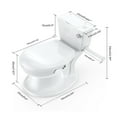 thumbnail image 4 of Acekid Toddler Potty Training Toilet, Realistic Potty with Soft Seat, Flushing Sound, Storage Tank, TP Holder, Splash Guard, Non-Slip, 4 of 6