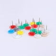 thumbnail image 3 of WHAMVOX  50 Pcs Map Tack Gearwheel Pin Decorative Thumb Tacks Colorful Pushpin Thumbtack, 3 of 8