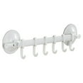 thumbnail image 1 of Home Bathroom Suction Cup Towel Bar Removeable Shower Rod 6 Hooks Hanger Towel Bar Suction Towel Rack, 1 of 10