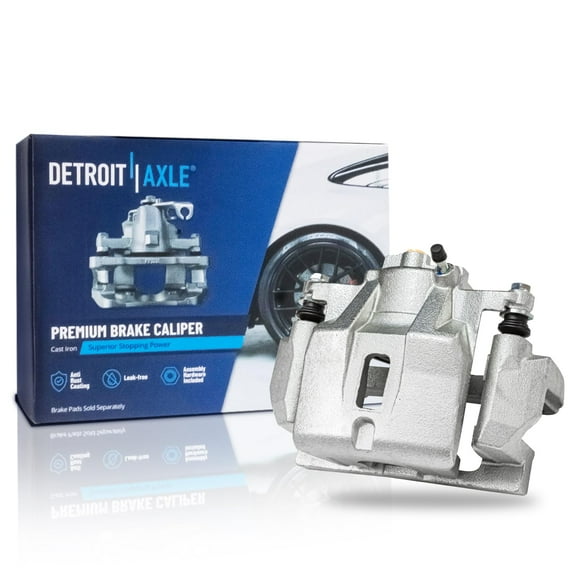 Detroit Axle - Front Left Brake Caliper w/Bracket Replacement for Toyota Highlander Lexus RX330 RX350 RX400h