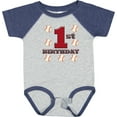 thumbnail image 3 of Inktastic First Birthday Baseball Boys Baby Bodysuit, 3 of 5