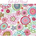 thumbnail image 3 of Cozy Line Mariah Pink Blue Floral Microfiber/Cotton Reversible Quilt Bedding Set, King 3-Piece, 3 of 5