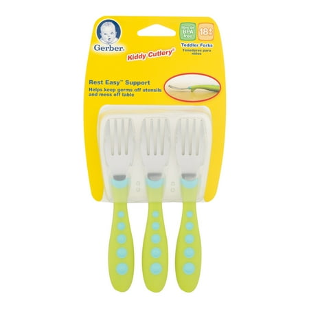 Gerber Toddler Forks 18+m - 3 CT