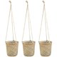 thumbnail image 2 of Cesta de Almacenamiento Tejida Una Mano de 6 Piezas Cesta Colgante de Mimbre para Maceta Cesta, 2 of 5