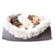 thumbnail image 3 of Cama para perro a la moda, perrera, gato pequeño, mascota, cachorro, cama redonda, casa, almohadilla suave y cálida, 3 of 5