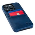thumbnail image 3 of Dockem Card Case for iPhone 14 Pro with Built-in Metal Plate for Magnetic Mounting & 2 Pockets: Exec M2 (Navy), 3 of 10