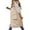 Khaki, variant on Hueook Winter Vest for Women Lightweight Warm Winter Coats Polar Soft Vests Outerwear with Zip Up Pockets Sleeveless Jacket for Winter 50% Off Clearance