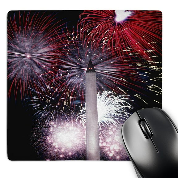 3dRose, Washington Monument Fireworks, MousePad