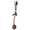 1 Pack, White, Green, Red, variant on 15 in Twisted Rope Dog Pet Toy, Durable Knotted Design in Holiday Colors, Perfect for Tug of War, Chewing, Promotes Dental Health by Reducing Plaque, Interactive Play for Dogs, Red, White, Green
