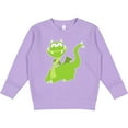 thumbnail image 2 of Inktastic Green Dragon Toddler Sweatshirt, 2 of 4