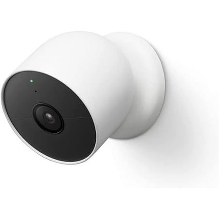 Open Box Google Nest Cam Outdoor or Indoor Battery 2nd Generation GA01317 - White Snow