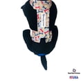thumbnail image 3 of Barkertime Bones Appetit on Black Escape-Proof Waterproof Premium Dog Diaper Overall - Made in USA, 3 of 6