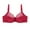 Red, variant on LLYWEY Womens Bras No Underwire Push up Bras Women No Underwire Ladies Underwire Bra Style-816 Women's Plus Scoop Bra Feature Adult Female Everyday Sports Bras Black 42B