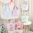 thumbnail image 2 of Ruunjoy kawaii sanrio bolsa de almuerzo de gran capacidad anime kawaii Kuromi Mymelody Cinnamoroll bolso de lona para mujer bolsas de almuerzo, 2 of 4