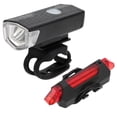 thumbnail image 3 of Bicycle Front And Back LED Lights, High Brightness Bicycle Headlights Taillights Set Wide Lighting Range  For Night Riding Lighting For Bicycle, 3 of 8