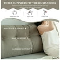 thumbnail image 6 of ANMINY Large Headboard Pillow - Removable Cover | 100% Cotton Filling | Bolster for Daybed & Sofa, 6 of 7