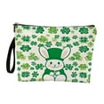 thumbnail image 2 of Clearance St. Patrick's Day Cosmetic Bag Outdoor Multi Function Portable Cosmetic Bag Household Zipper Toiletry Bag Small Wallet, 2 of 6