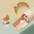 thumbnail image 4 of Comedero de viaje plegable 2 en 1 para perros - 16 oz de agua + 7 oz de comida, a prueba de fugas - para senderismo/acampada, portátil, perros pequeños y medianos, 4 of 7