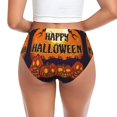 thumbnail image 3 of Womens Underwear Halloween Happy B Cuteness No Show Seamless Underwear for Women, Soft Stretch Women's Panties, Hipster Ladies Panties Bikini Underwear Briefs, 3 of 6