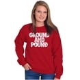 thumbnail image 4 of Ground Pound Muay Thai Fighter Sweatshirt for Men or Women Brisco Brands X, 4 of 6