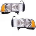 thumbnail image 2 of For 99-02 Dodge Ram Truck w/Sport Package Headlight Headlamp w/o Bulb SET PAIR, 2 of 5