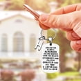 thumbnail image 4 of Yuehao Key Chain, Key Holder, To My Daughter Never Forget I Love You Christmas Ornaments 26 Letters Keychain, 4 of 7