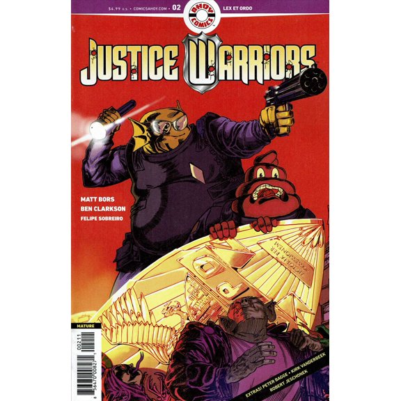 Justice Warriors #2A VF ; Ahoy Comic Book