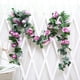 thumbnail image 4 of 2 piezas de 7,87 pies/pieza de enredadera de rosas artificiales, enredaderas de rosas artificiales, planta colgante para decoración de mesa de arco de fiesta de boda, 4 of 5